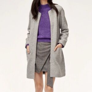 Aritzia Wilfred Banville Merino Wool Jacket Full Zip Coat, Size S (runs small)